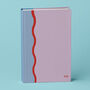 Hardback Notebook Personalised Name Zig Zag Design, thumbnail 3 of 5