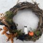 Halloween Mini Dried Flower Wreath, thumbnail 4 of 4
