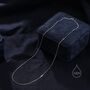 Minimalist Skinny Curb Chain Choker Necklace, thumbnail 3 of 11