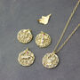 Zodiac Constellation Sign Coin Necklace, thumbnail 6 of 10
