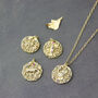 Zodiac Constellation Sign Coin Necklace, thumbnail 6 of 8