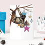 'Festive Fiesta' Sloth Christmas Card, thumbnail 1 of 5