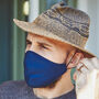 Adults Male Navy Reusable Face Mask | Washable, thumbnail 1 of 7