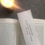 Personalised Typewriter Bookmark, thumbnail 4 of 5