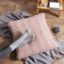Giant Cable Cushion Knitting Kit, thumbnail 1 of 9