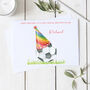 Personalised Brother In Law Football Birthday Card, thumbnail 1 of 2