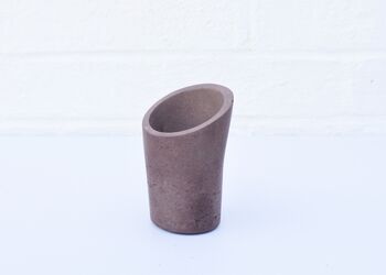 Concrete Mini Vessel Planter Pen Pot Cylindrical, 6 of 7