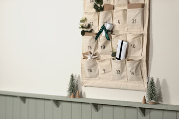 Personalised Canvas Advent Calendar Embroidered, 8 of 12