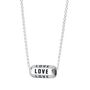 Love Is All Around Necklace, Black, thumbnail 7 of 7