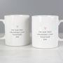 Personalised Hubby And Wifey Ceramic Mug Set, thumbnail 3 of 6