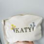 Personalised Make Up Bag Embroidered Gift, thumbnail 3 of 5