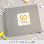 Personalised Hand Foiled 50th Birthday Photo Album, thumbnail 1 of 12