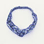 Blue Skies Mulberry Silk Headband, thumbnail 3 of 3