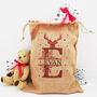 Personalised Tartan Monogram Christmas Sack, thumbnail 1 of 2