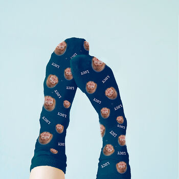 Personalised Your Face Photo Socks, 5 of 5
