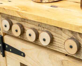 Children's Wooden Outdoor Mud Kitchen And Veg Patch, 3 of 11