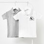 Little Moon Personalised Children's Polo Shirt, thumbnail 1 of 5