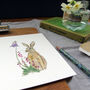 Hare And Heather Any Occasion Greetings Card, thumbnail 7 of 9