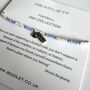 Manchester City Mcfc Bead Bracelet With Heart Charm, thumbnail 3 of 8
