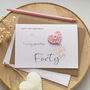 Personalised 40th Birthday Mum Card, thumbnail 2 of 2