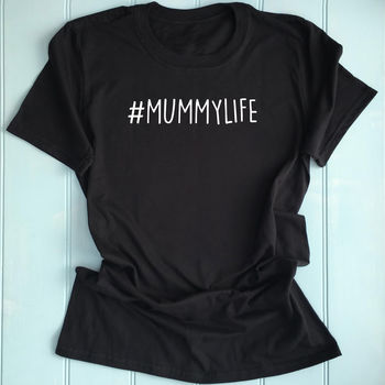 Women's #Mummylife T Shirt Assorted Colours, 2 of 3