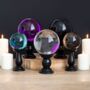 Mystical Black Crystal Ball On Stand, thumbnail 3 of 3