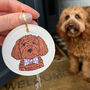Personalised Pet Lover Keyring With Your Dog On, thumbnail 3 of 12