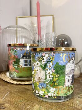 Personalised Hand Painted Candle Gift – Bespoke Venue Or Photo Art For Weddings, Engagements And Birthdays, 6 of 12