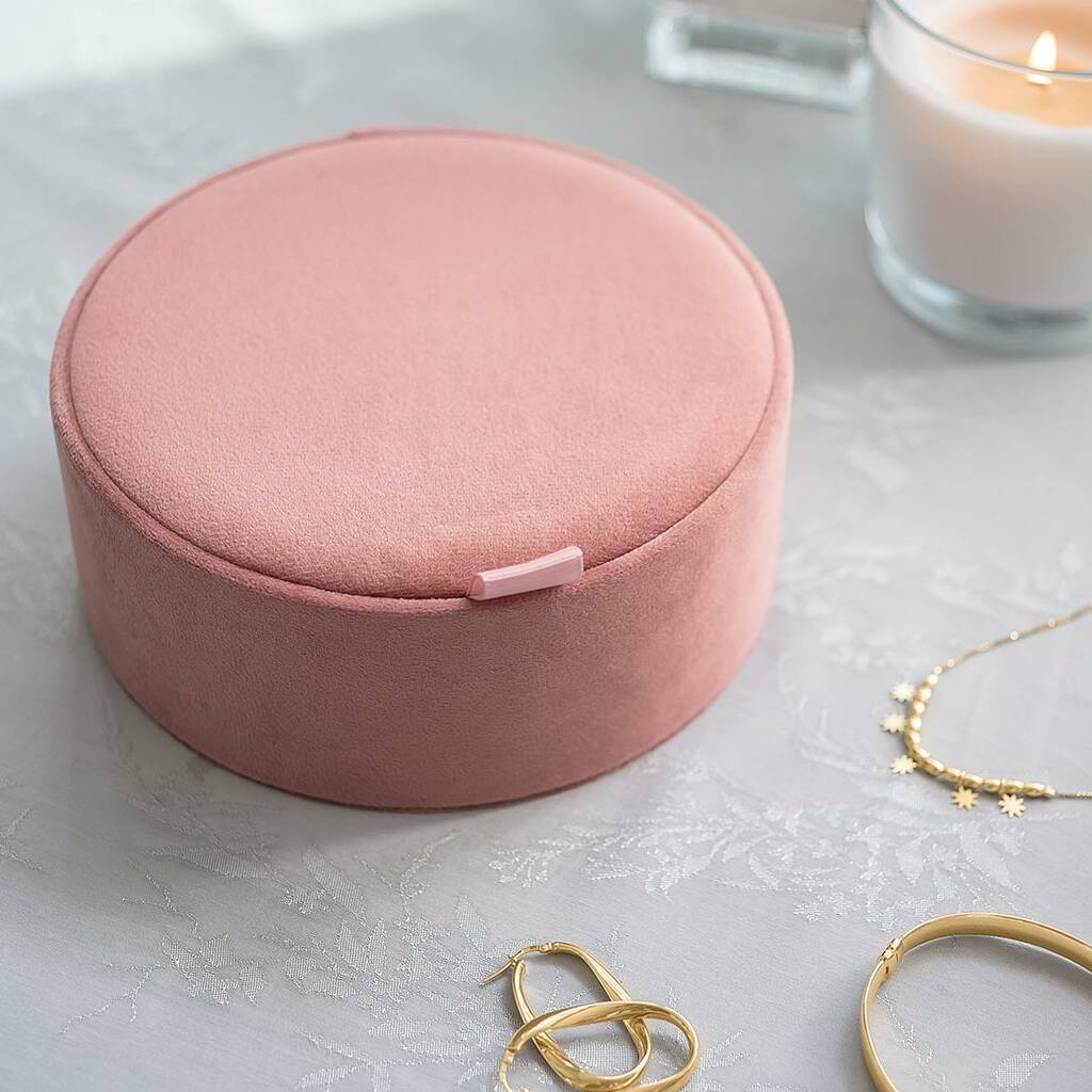 Personalised Velvet Jewellery Box By Bloom Boutique