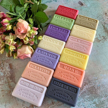 Handmade French Soaps 'Floral' Gift Set, 4 of 6