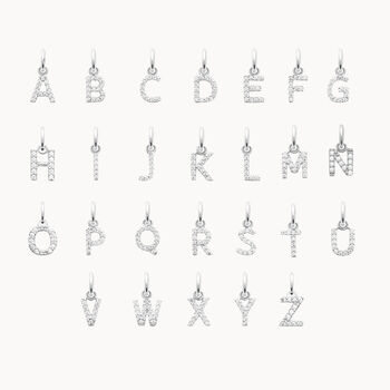 Buy A Mini Crystal Alphabet Charm, 2 of 5