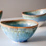 Set Of Four Porcelain Angled Mini Bowl, thumbnail 5 of 11