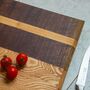 Xl Handmade Tri Wood Serving Board, thumbnail 7 of 8