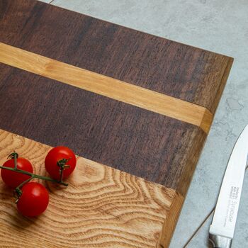 Xl Handmade Tri Wood Serving Board, 7 of 8