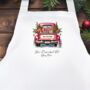 Personalised Christmas Vintage Truck Cooking Apron, thumbnail 9 of 9