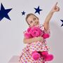 Maya Nightdress Set With Matching Teddy Bear, thumbnail 1 of 3