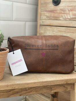 Forever Daddy Personalised Wash Bag, 3 of 3