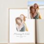 Personalised Mum And Baby Portrait From Photo, thumbnail 2 of 5
