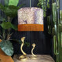 Cinnamon Enchanted Wood Lampshade With Fringing, thumbnail 3 of 10