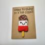 Personalised Fab Lolly Crochet Birthday Card Handmade, thumbnail 3 of 10