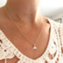 Sterling Silver Whale Tail Pendant Necklace, thumbnail 9 of 9