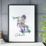 Personalised Skateboarder Rough Sketch Print, thumbnail 3 of 4