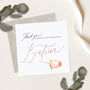 Bridesmaid Thank You Card | Delicate Rose, thumbnail 1 of 5