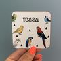 Parrot And Birds Coaster, thumbnail 4 of 7