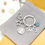 Personalised 50th Birthday Keyring, thumbnail 5 of 8