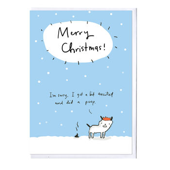 Dog Poop Christmas Card, 2 of 2