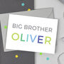 Personalised Big Brother Card, thumbnail 1 of 3