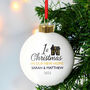 Personalised 1st Christmas In Our New Home Bauble, thumbnail 3 of 3