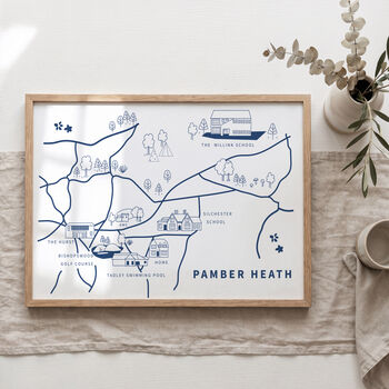 Personalised Our Favourite Places/Map Poster, 2 of 12