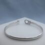 Personalised Sterling Silver Bangle Bracelet, thumbnail 8 of 11